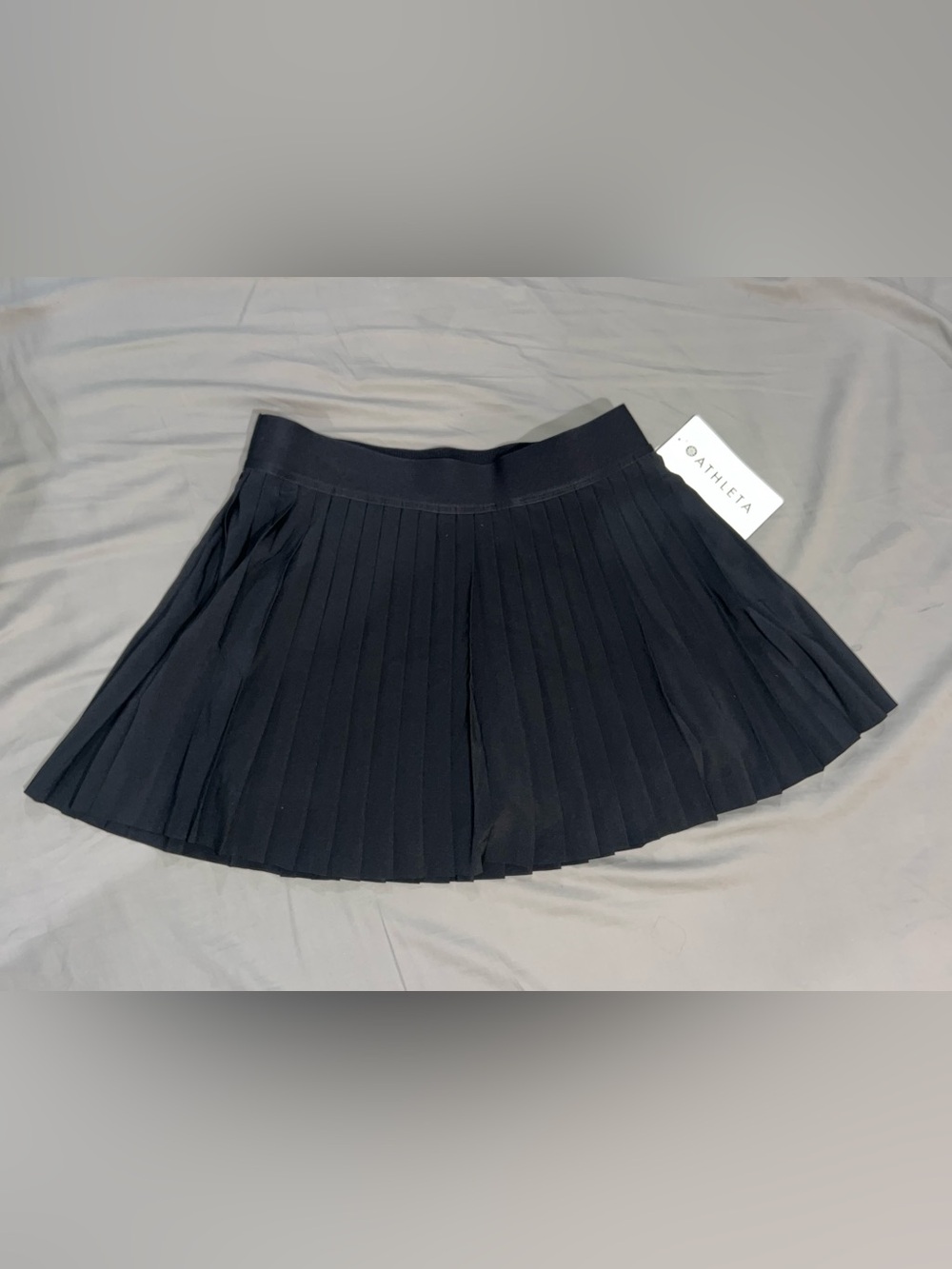 Athleta Women's Black Pleated Athletic Skirt / Skort